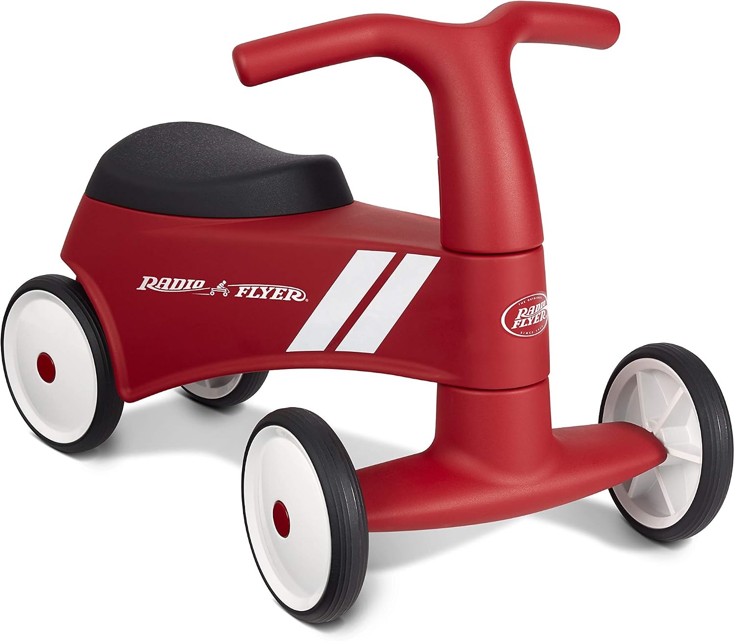 Radio Flyer Scoot About Sport Ride On, Toddler Ride On Toys, Front Steering | For Toddlers 1-3, Stable Wide-Set Front Wheels, Clear Kick Path