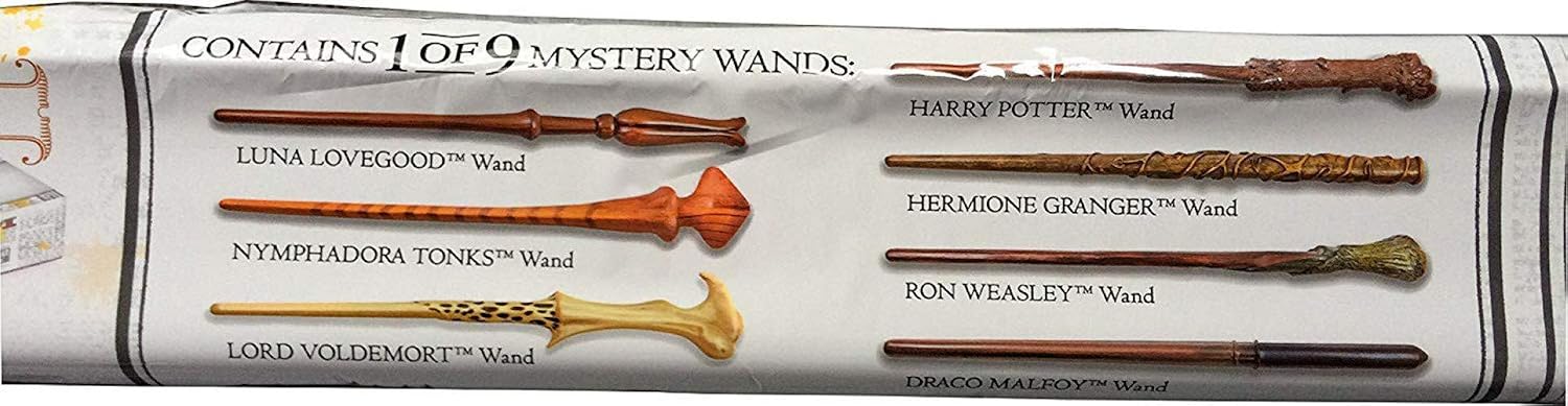 WB 1290 Harry Potter Mystery Wand - Contain 1 - Collectible Wand, 5 years or up