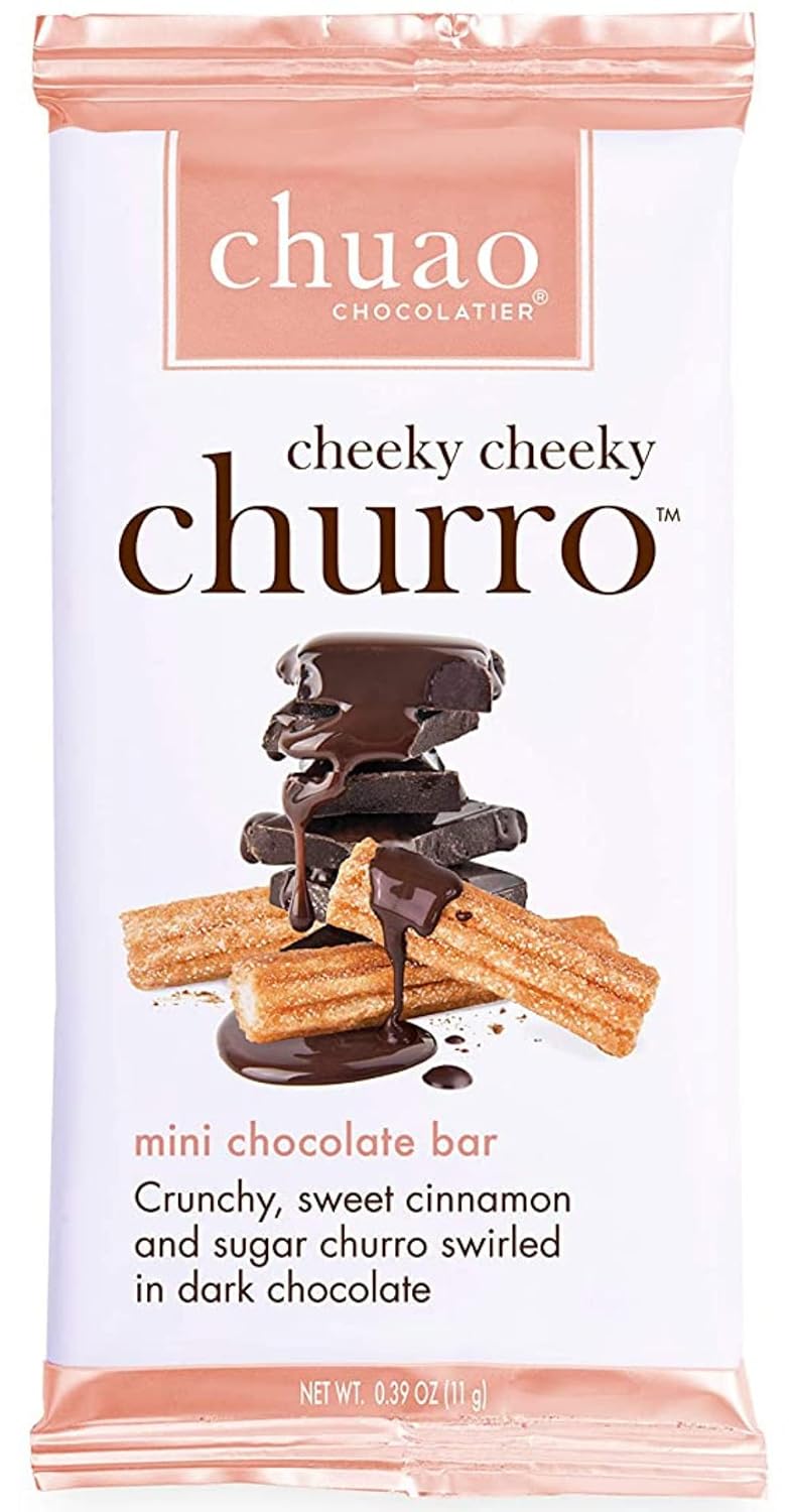 Chuao Chocolatier Sweet & Salty Milk Chocolate Mini Bars | Gourmet Sea Salt European No Preservatives | For Gift Baskets, Gifts for Women, Men | 100 Pack