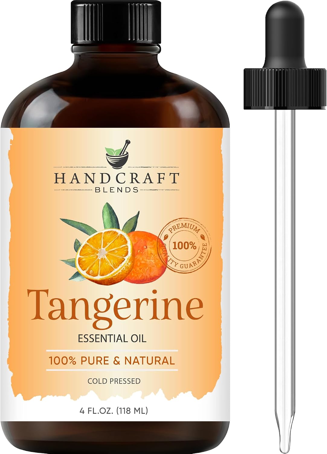 Handcraft Blends Peppermint Essential Oil – Huge 4 Fl Oz – 100% Pure and Natural – Premium Grade Essential Oil for Diffuser and Aromatherapy, Skin, Massage, Candle and Soap Making Fragrance