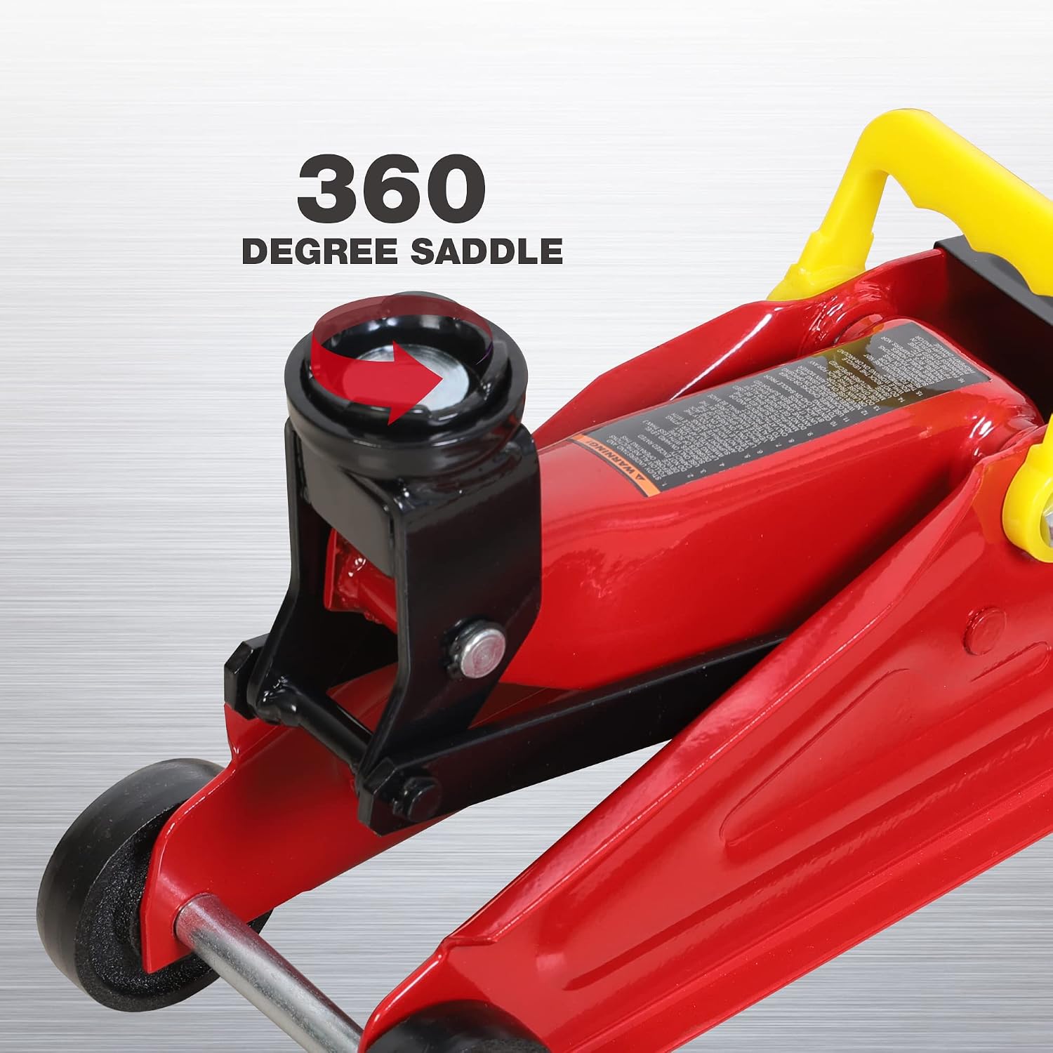 BIG RED AT84007R Torin Hydraulic Low Profile Service/Floor Jack with Dual Piston Quick Lift Pump, 4 Ton (8,000 lb) Capacity, Red