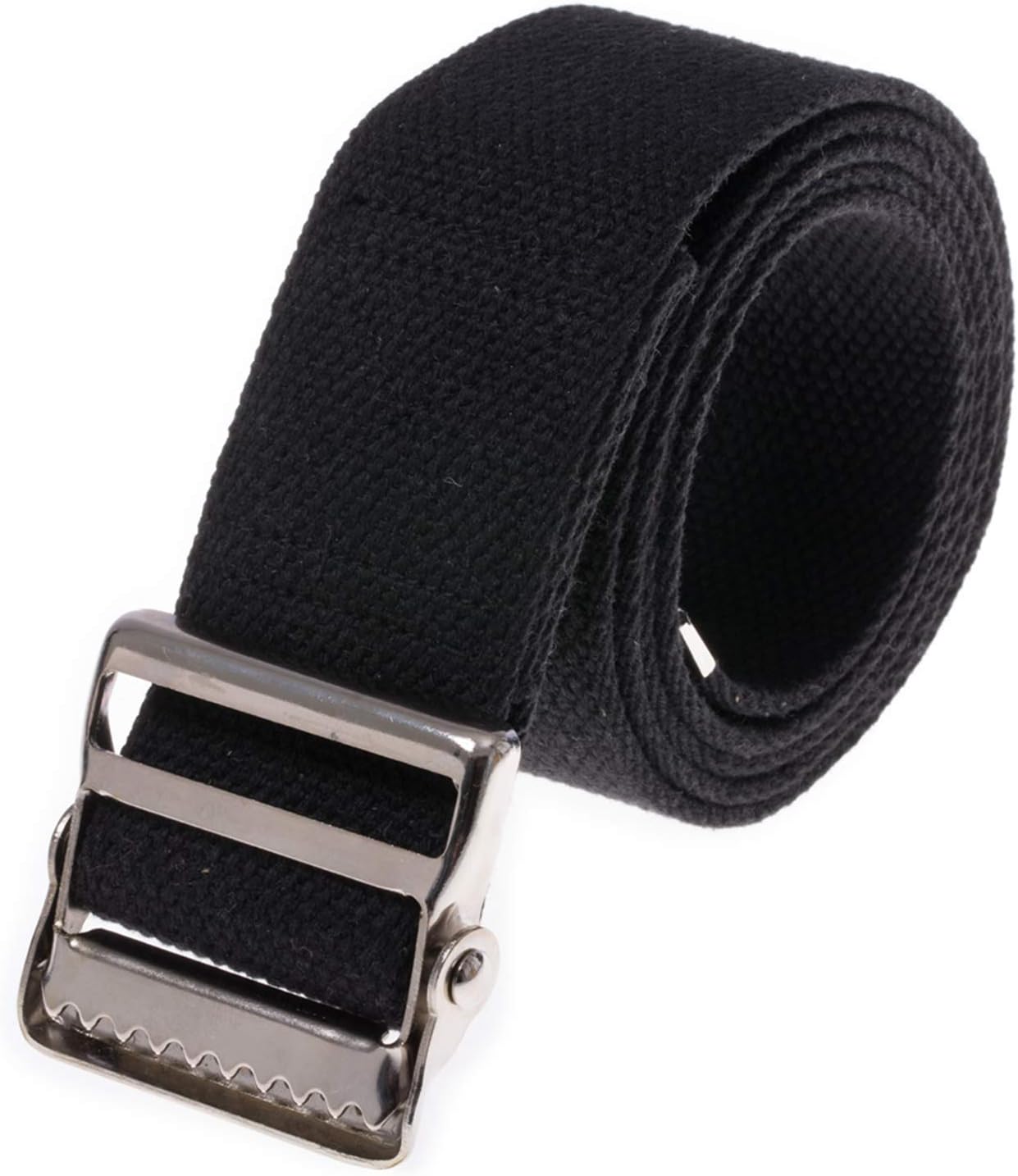 COW&COW Transfer and Gait Belt with Metal Buckle - Transfer Walking and Standing Assist Aid for Caregiver Nurse Therapist 2 inches (Beige with Stripes, 60")
