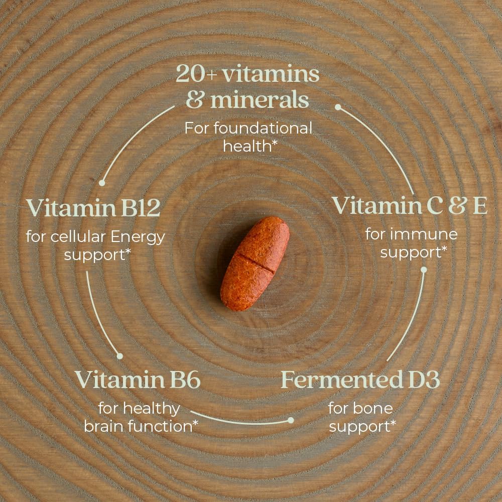 New Chapter Every Woman's One Daily 55+ - Multivitamin for Women - Supports Immune, Bone & Vision Health* - Gentle on the Stomach - Non-GMO, Gluten Free, Dairy Free, Vegetarian & Kosher - 48 Tablets