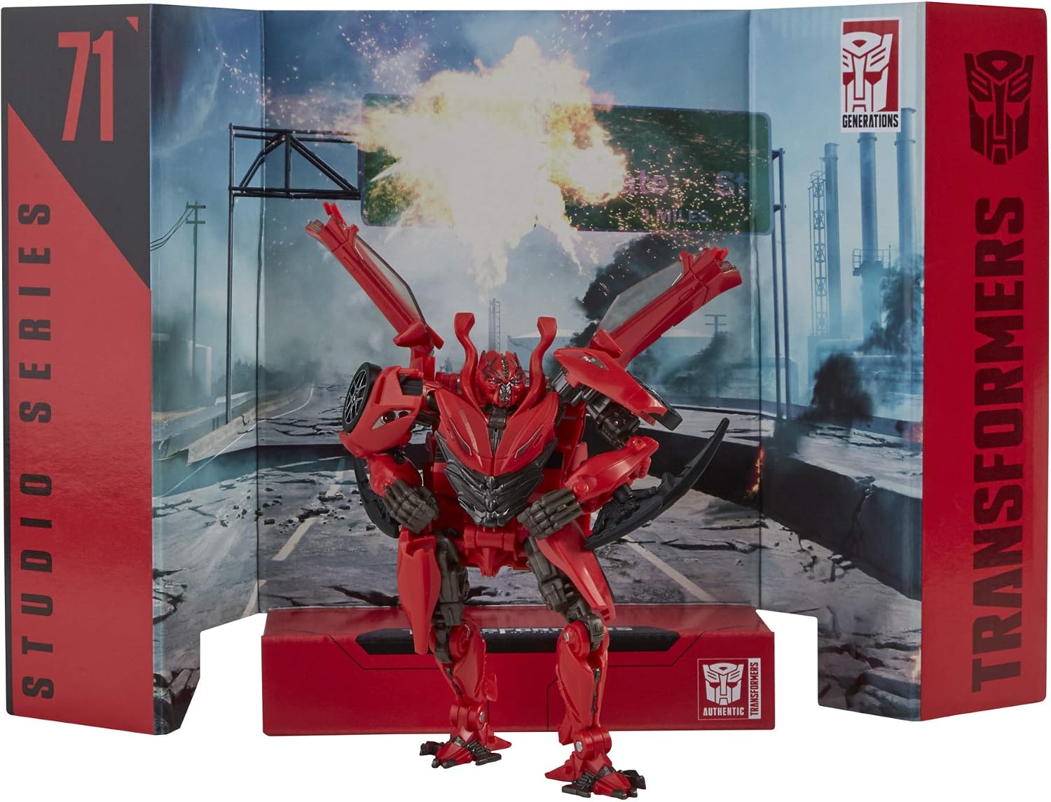 Transformers Toys Studio Series 71 Deluxe Class Dark of The Moon Autobot Dino Action Figure - Ages 8 and Up, 4.5-inch