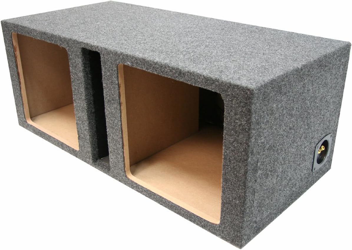 KICKER 44L7S152 15" Subwoofer Square L7 Dual 2 Ohm Sub Refurbished and ASC 215SQV 15" Vented Square Sub Box