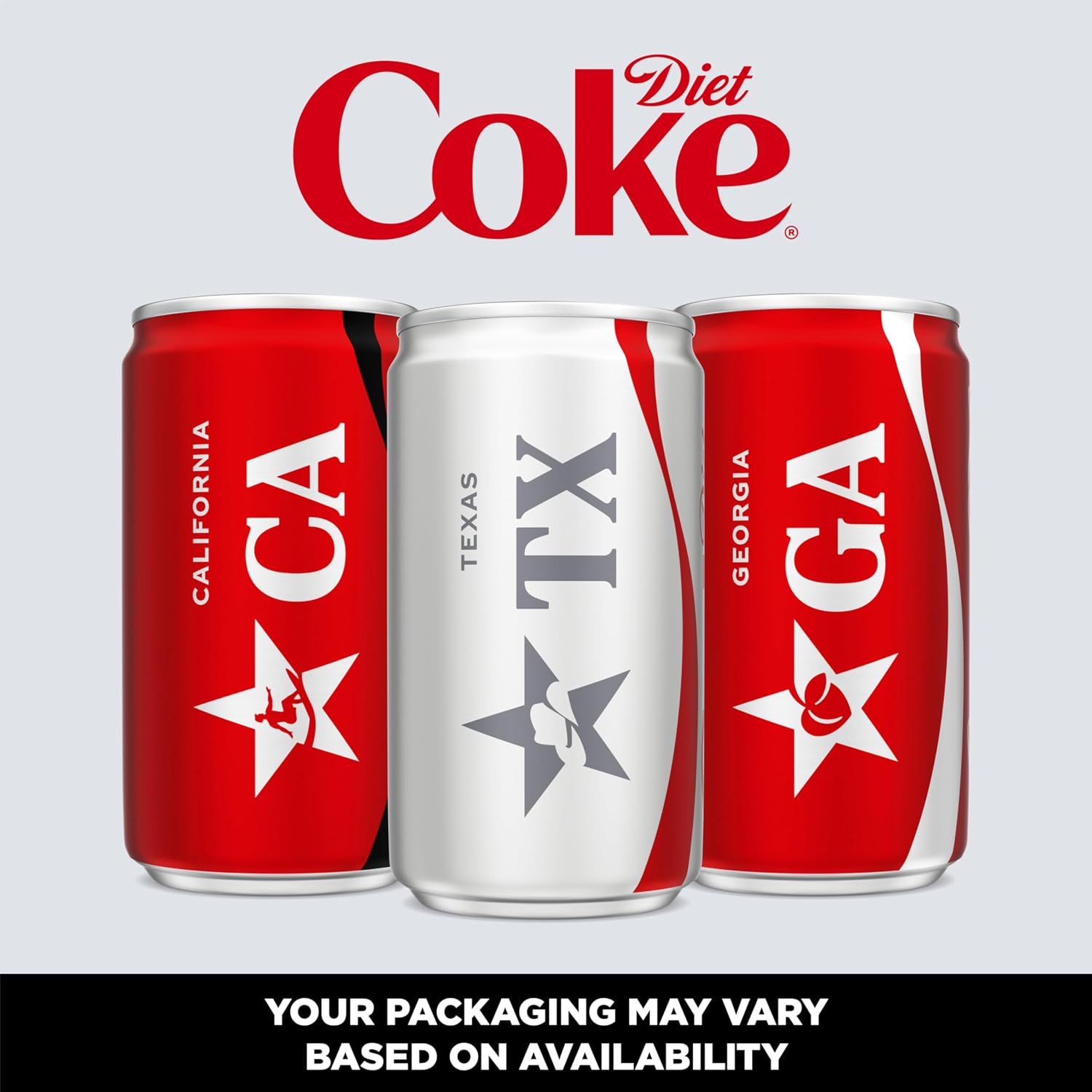 Diet Coke Soda Soft Drink Cans, 12 fl oz, 12 Pack | No sugar, no calories, 46 mg caffeine per can