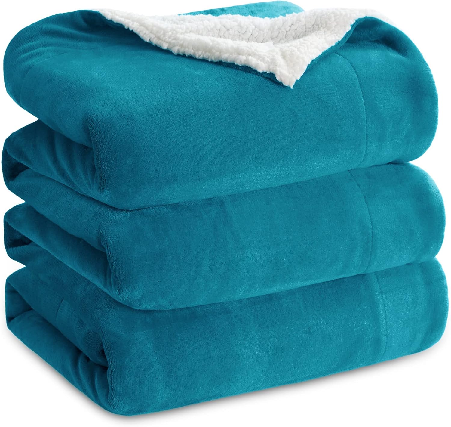 Bedsure GentleSoft Sherpa Fleece Throw Blanket for Couch, Non-Heated, Thick & Warm Cozy Blanket for Winter Fall, Soft Fuzzy Plush Throw Gifts for Women and Men, Grey, 50x60 Inches