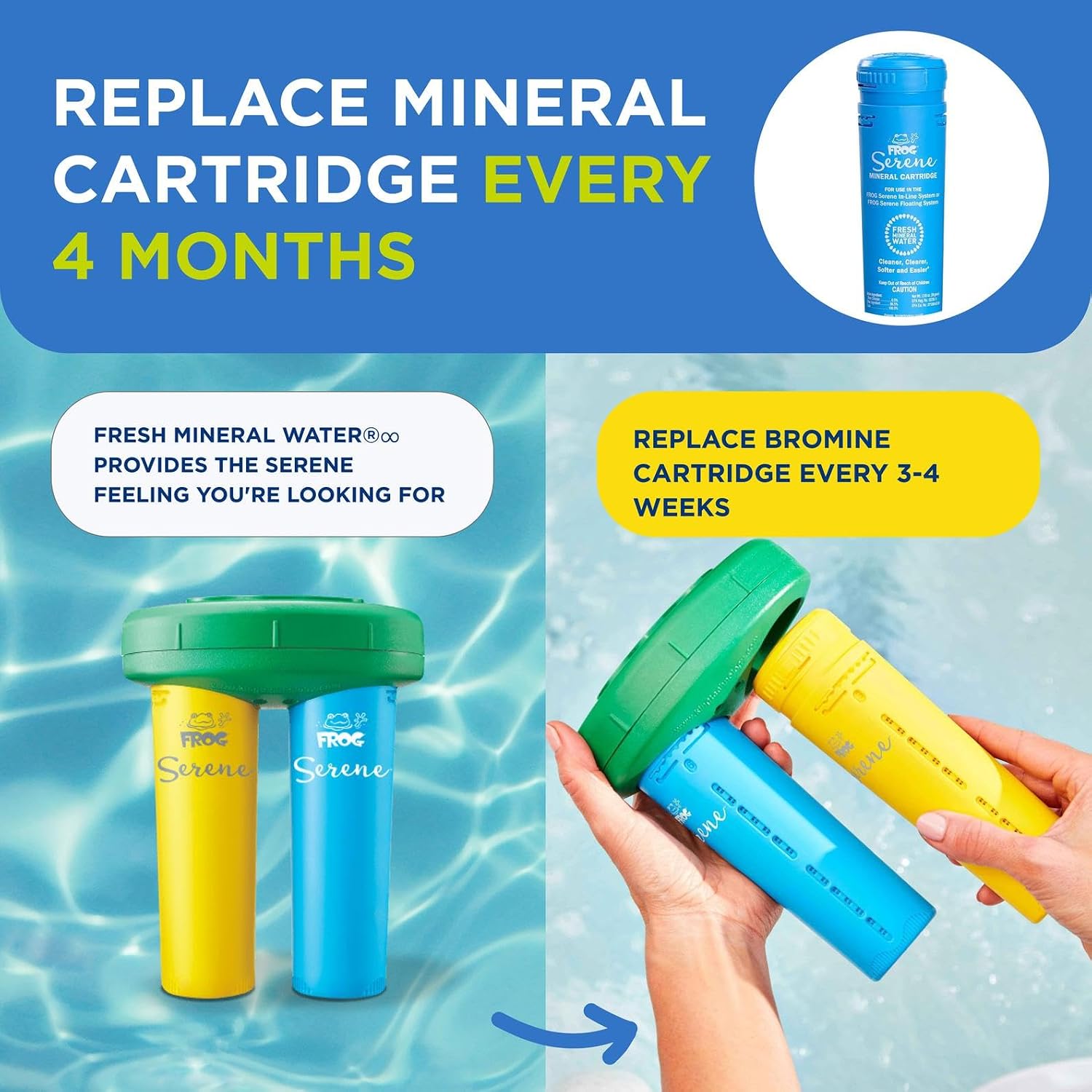 FROG Serene® Mineral Cartridge for Hot Tubs