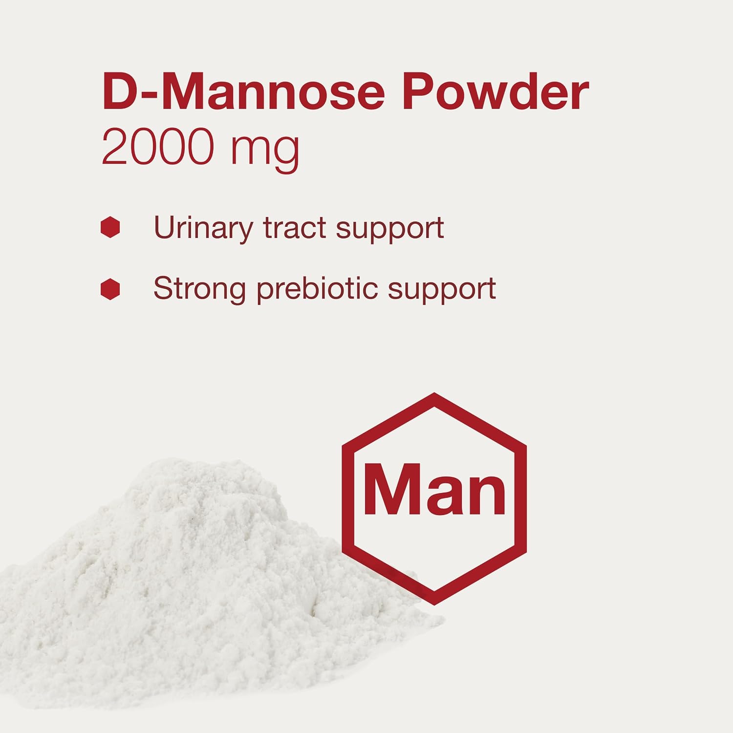 PROTOCOL FOR LIFE BALANCE D-Mannose Powder - 2g per Serving - Bladder Cleanse - Support Health Urinary Tract - for Men & Women - Kosher & Non-GMO