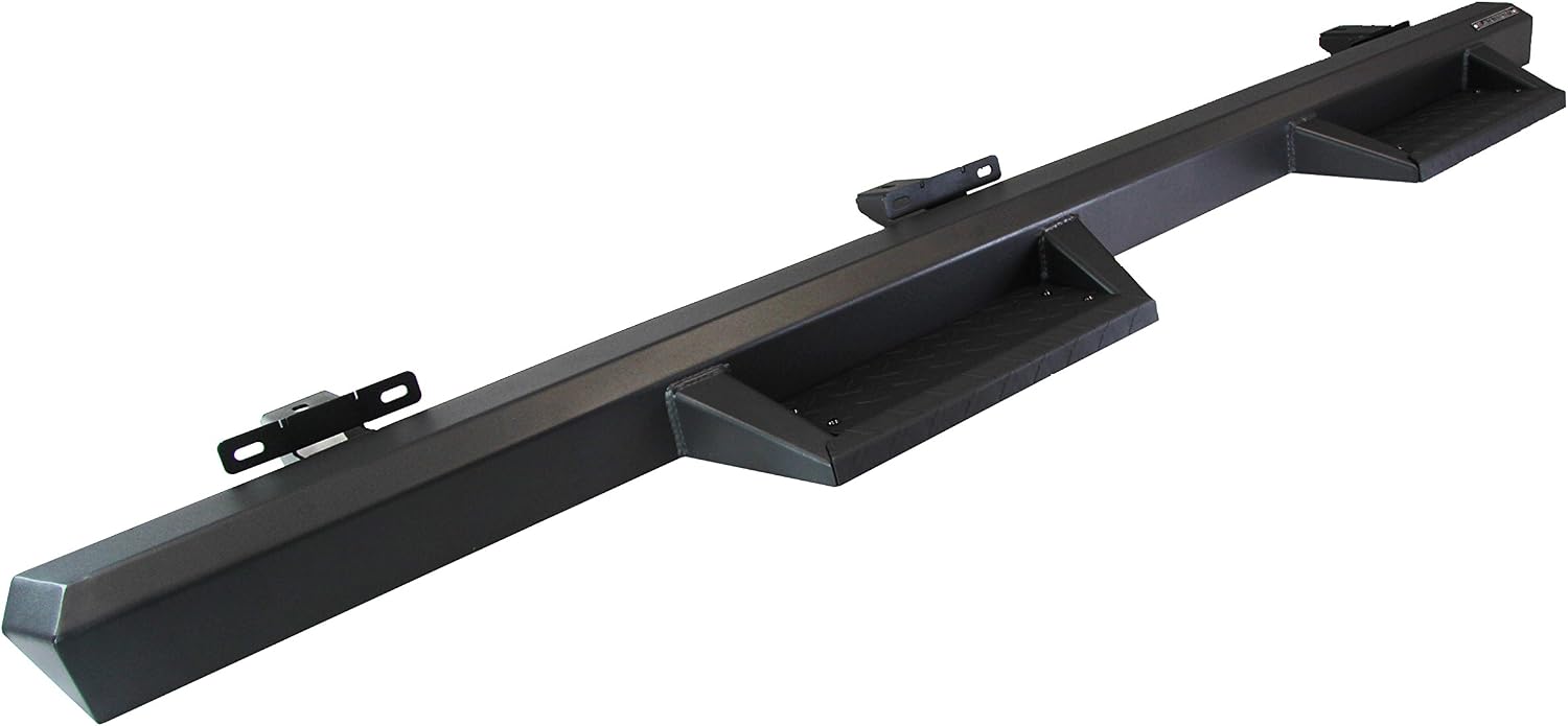 Black Horse Impact Heavy Duty Drop Side Steps Black Compatible with 09-10 Ram 1500|11-18 Ram 1500|19-22 Ram 1500 Classic|2010 Ram 2500/3500|11-23