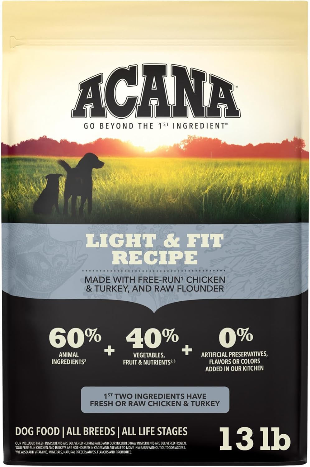 ACANA Grain Free Dry Dog Food Red Meat Recipe 4.5lb. Bag | Freeze Dried, Grain Free, High Protein, Made in the USA, Omega-3 Fatty Acids, Digestive Health, Global Quality Ingredients