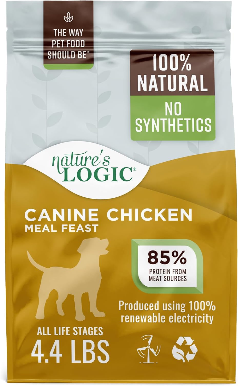 NATURE'S LOGIC Dry Dog Food - Beef Meal Feast Dry Kibble, 13 lb