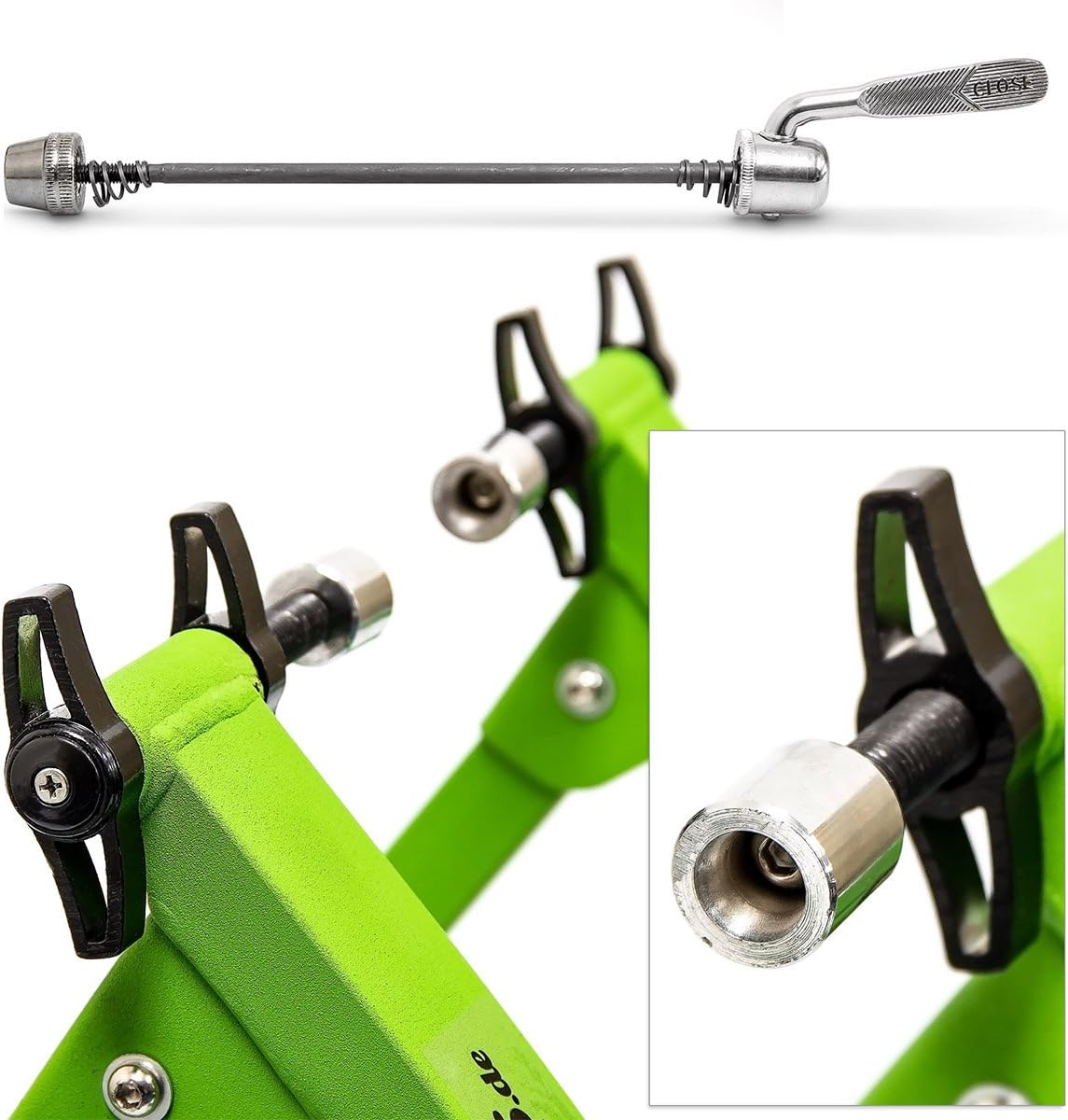 RelaxdaysRelaxdays Indoor Bicycle 7 Resistance Turbo Trainer -