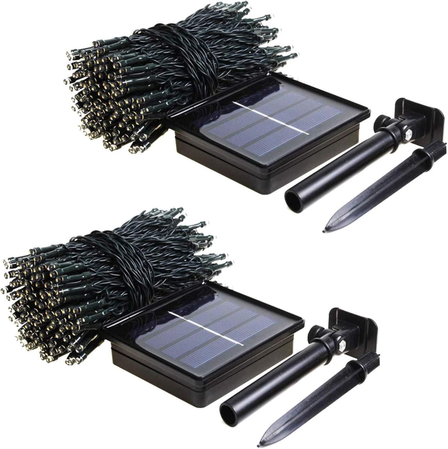 Solar String Lights Outdoor 2 Pack 170FT 480 LED Christmas Light Warm White