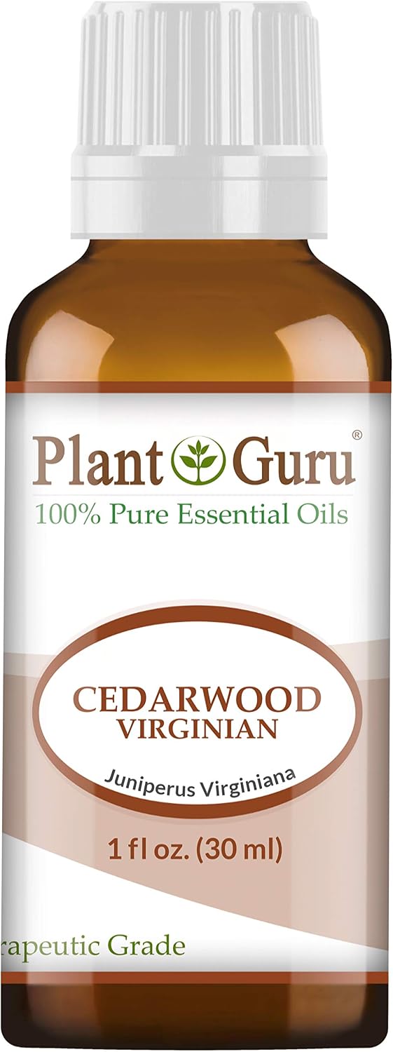 Cedarwood (Virginia) Essential Oil 1 oz / 30 ml 100% Pure Undiluted Therapeutic Grade for Skin