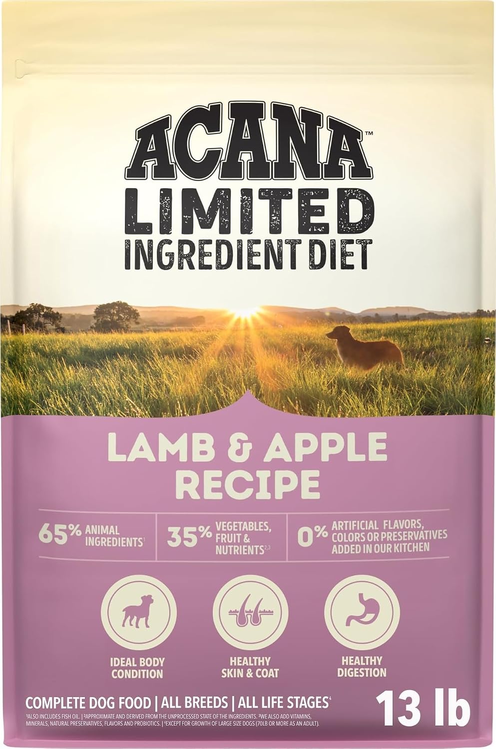 ACANA Singles Limited Ingredient Dry Dog Food Beef & Pumpkin 4.5lb Bag