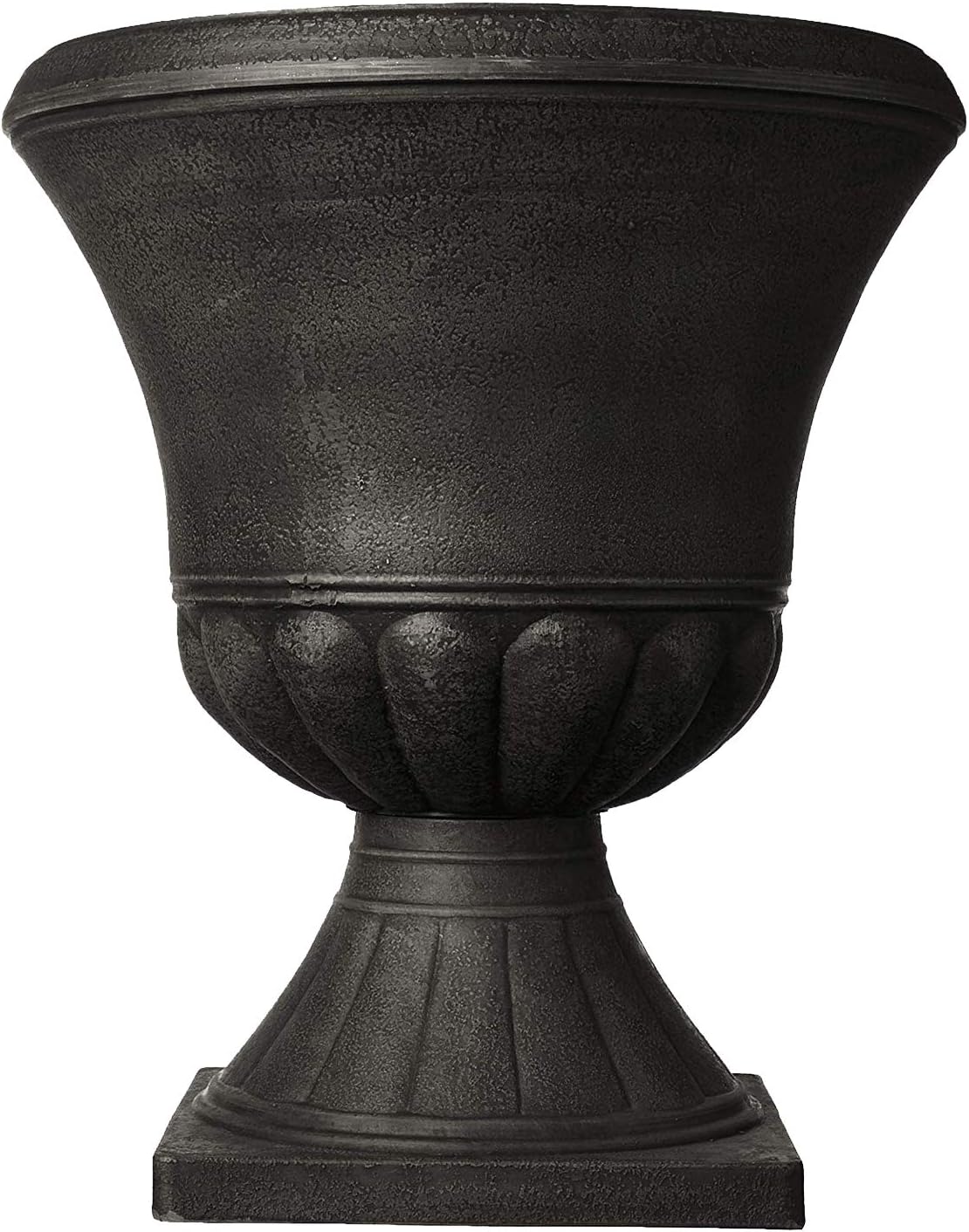 PSW HU40BK Bristol Urn Planter, 16 by 18-Inch, Black