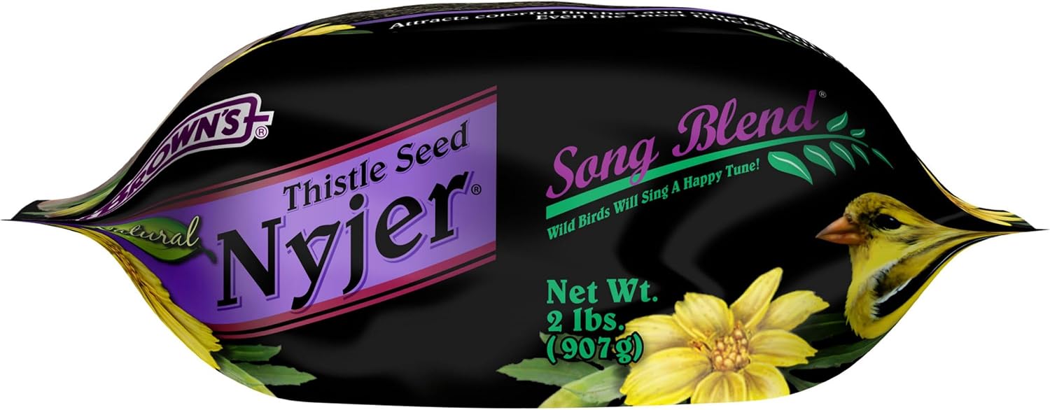 F.M. Brown's Song Blend Nyjer Thistle Seed for Pets, 2-Pound