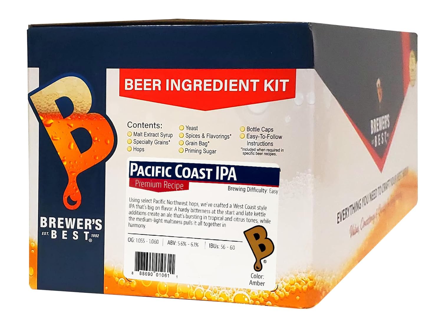 Pacific Coast IPA Beer Ingredient Kit