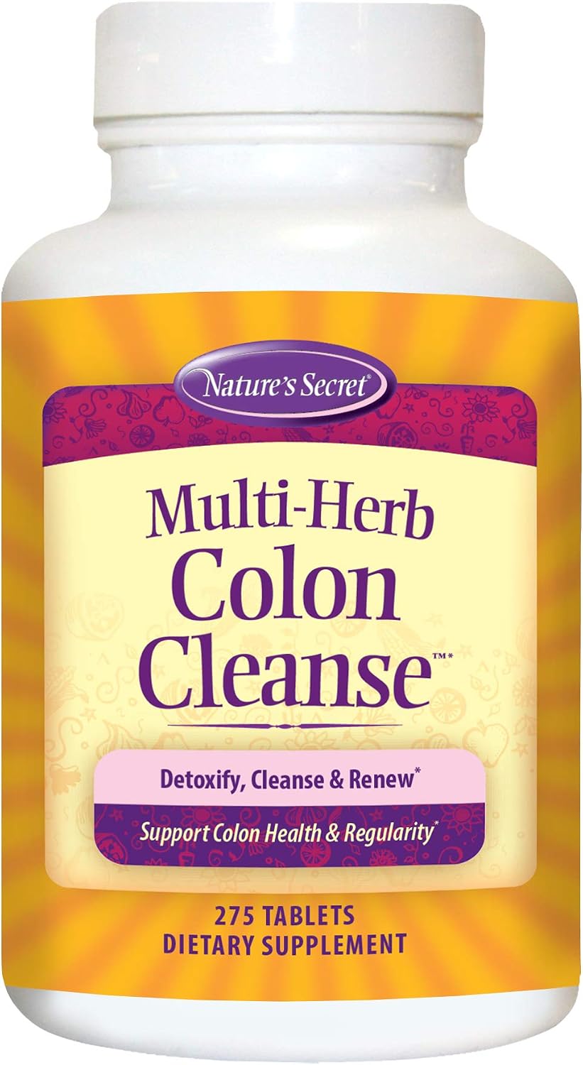 Nature's Secret Multi-Herb Colon Cleanse, 275 Tablets