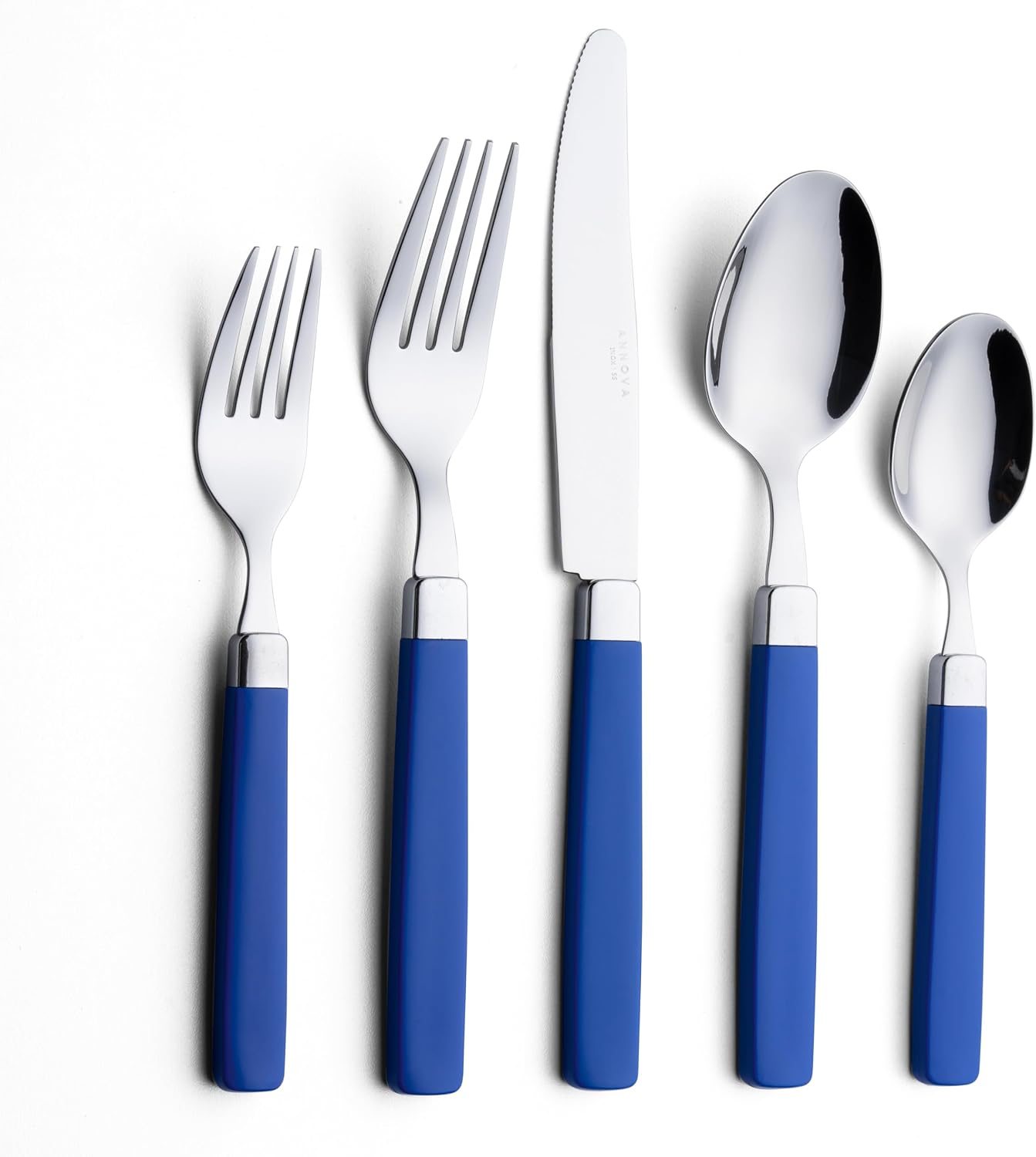 ANNOVA Silverware Set Stainless Steel Colorful Tableware Kitchen Flatware Set Utensils, Includes Dinner Knives, Forks, Spoons