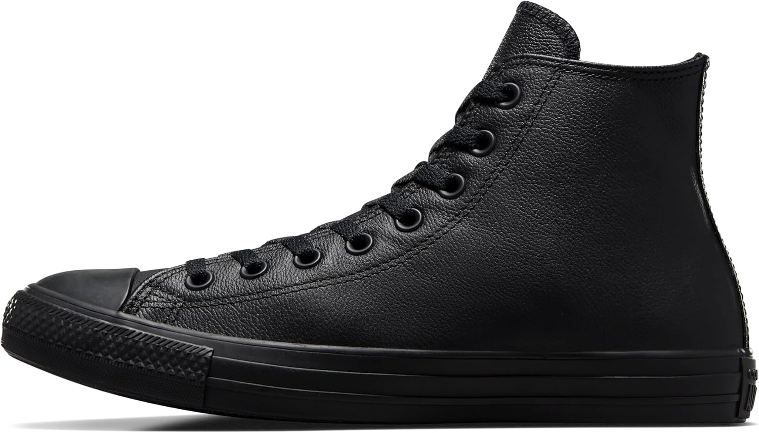 Converse Chuck Taylor All Star Leather High Top Shoe, black mono, 11 M US