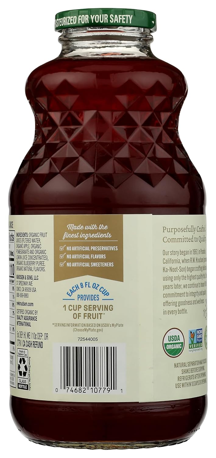 R.W. Knudsen Organic Blueberry Pomegranate Juice, 32 fz