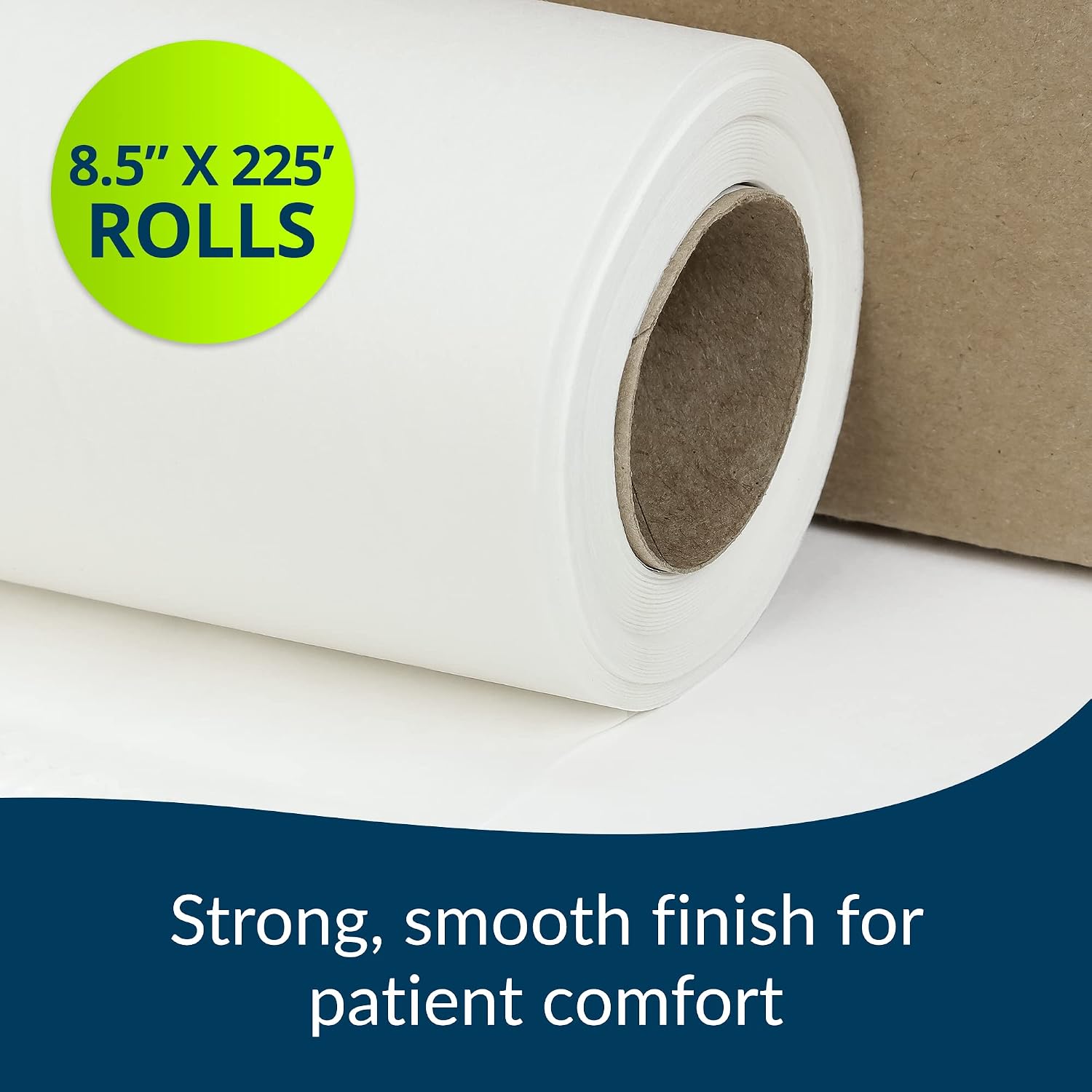 TIDI 508 Avalon Single-Use Chiropractic Headrest Paper Roll, White