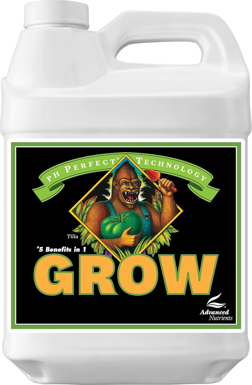 Advanced Nutrients 1301-13 Grow pH Perfect Fertilizer, 500 mL, 0.5 Liter