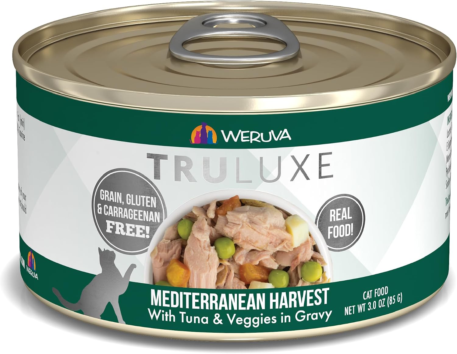 Weruva TruLuxe Cat Food, Peking Ducken with Chicken Breast & Duck Breast in Gravy, 3oz Can (Pack of 24)