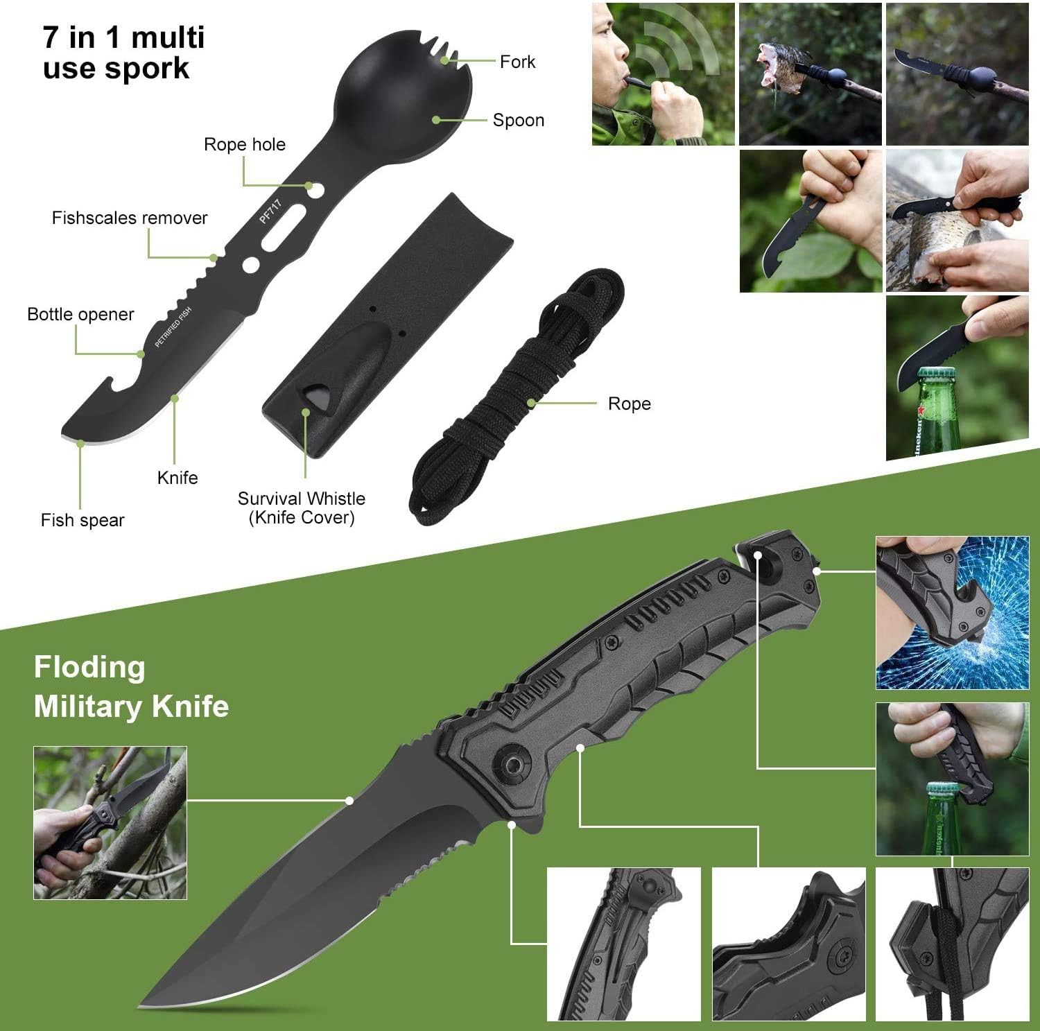 Gifts for Men Fathers Day Emergency Survival Kit