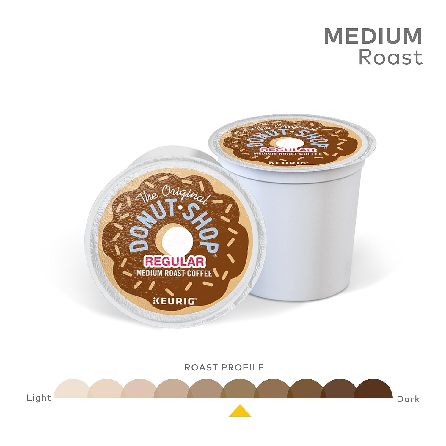 The Original Donut Shop Regular Keurig Single-Serve K-Cup Pods, Medium Roast Coffee, 24 Count