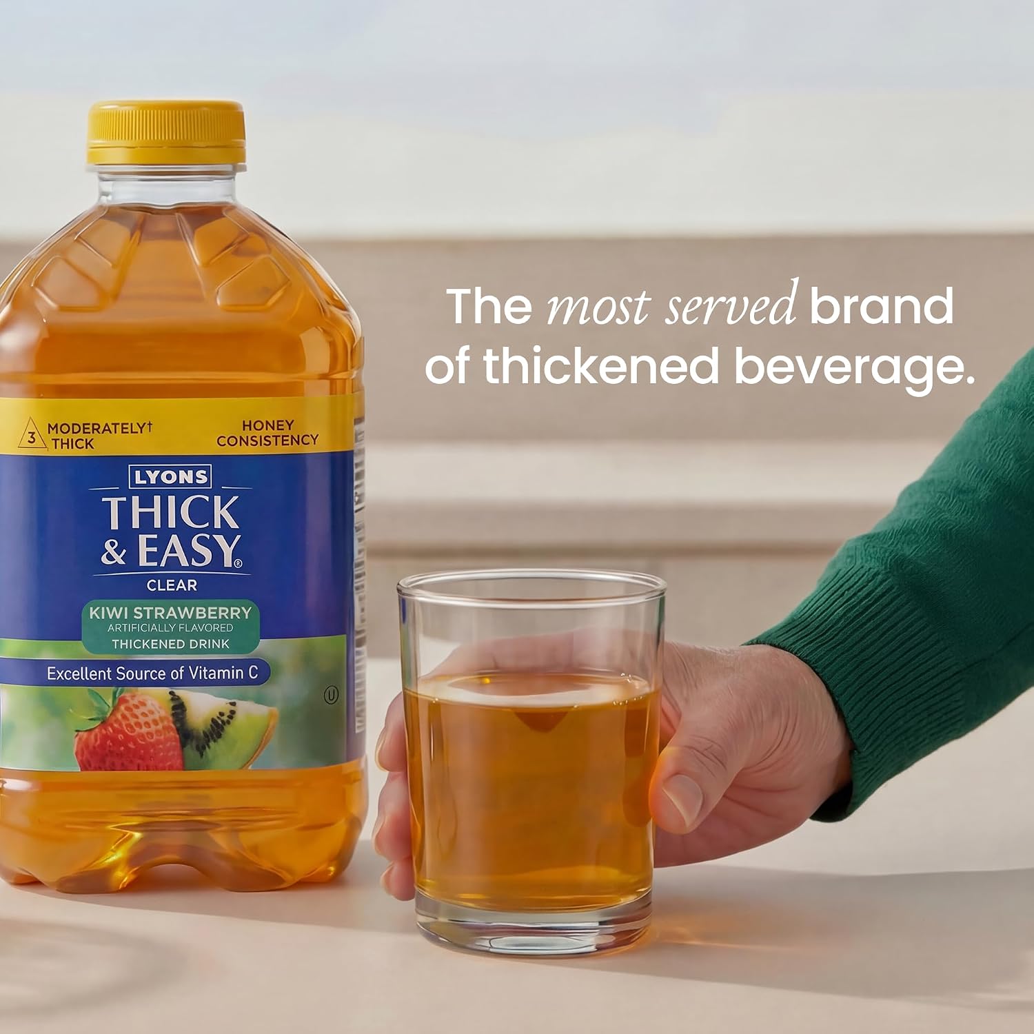 Thick & Easy Thickened Orange Juice, IDDSI Level 3 Ready-to-Drink Thickened Beverage for Swallowing Support, Moderately Thick Honey Consistency, 4 fl oz Cups - 24 Pack | IDDSI Level 3, Ready-to-Drink, Beverage for Swallowing Support, Moderately Thick Hon…