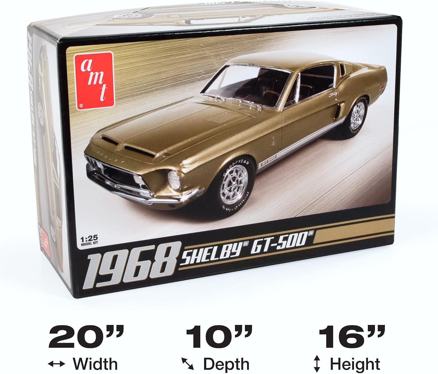 AMT 1968 Shelby GT 500 1:25 Scale Model Kit