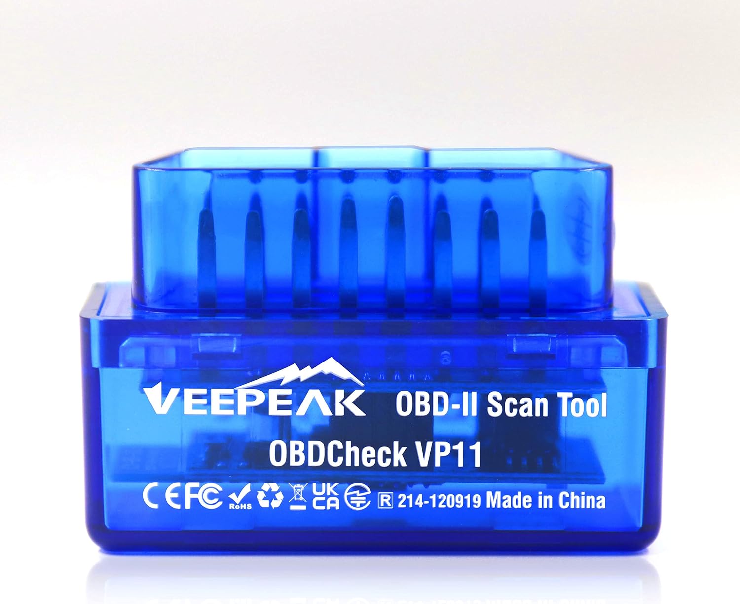 Veepeak Mini Bluetooth OBD2 Scanner Code Reader for Android (NOT for iOS) | Incompatible with iPhone or iPad. Check engine light diagnostics & live
