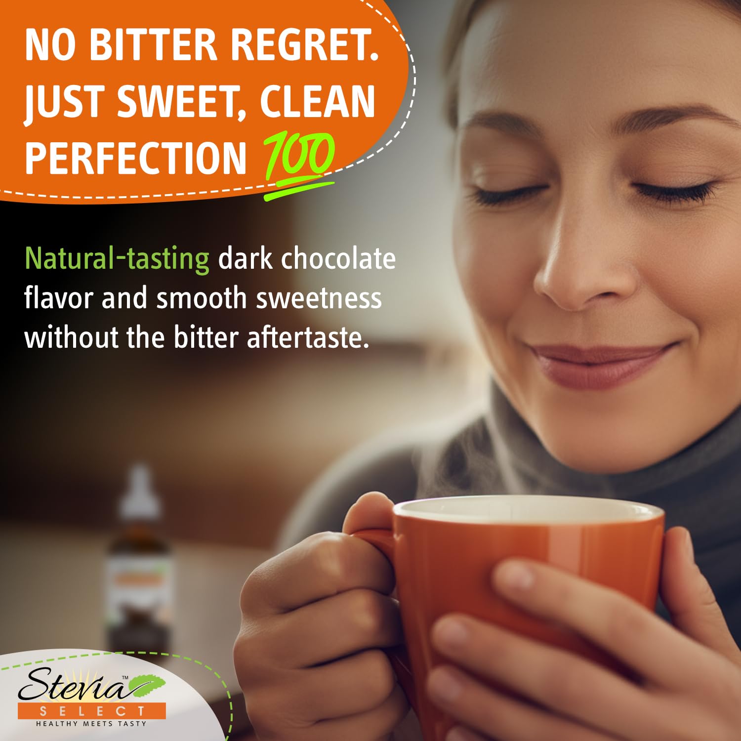 Stevia Select Hazelnut Flavored Liquid Stevia – Zero Calorie Coffee, Tea, Drink & Baking Sweetener, All-Natural, No Erythritol, Keto-Friendly Sugar Alternative, 300 Servings – 2 Oz (1 Pack)