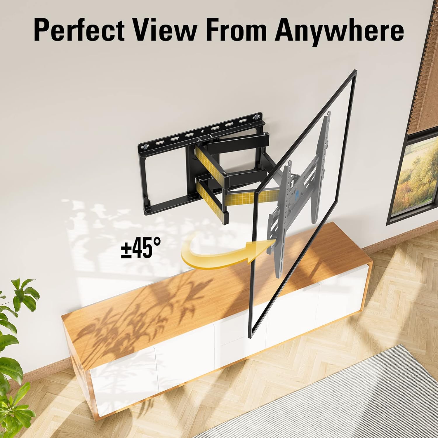 Mounting Dream Long Arm TV Wall Mount Full Motion TV Mount for 42-94" TVs