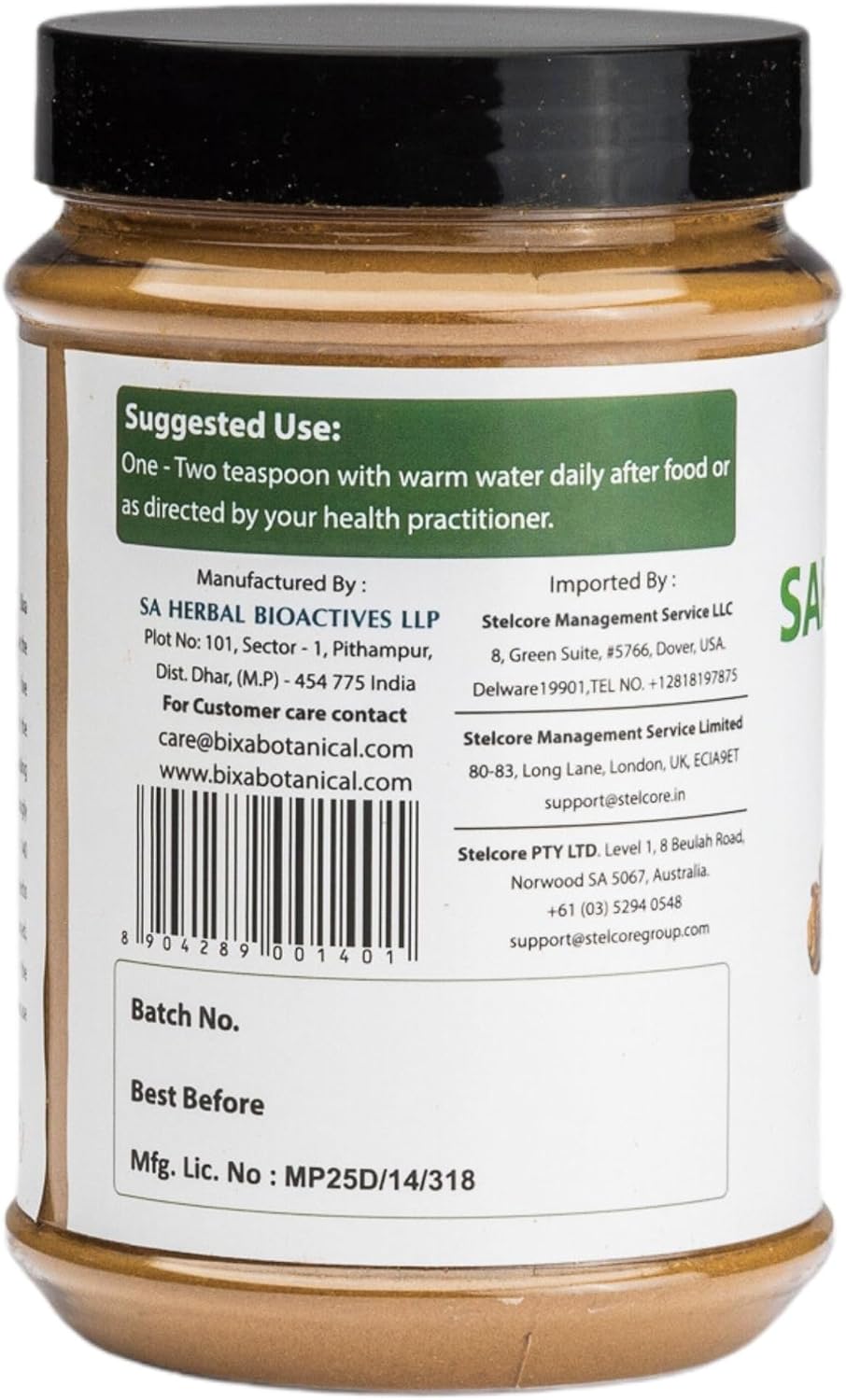bixa BOTANICAL | Sarsaparilla Root Powder | Hemidesmus Indicus | Ayurvedic Herb | Cooling Balance and Daily Wellness Support | Vegan | Non GMO | Gluten Free | Clean Label | 3.5 oz 100 g