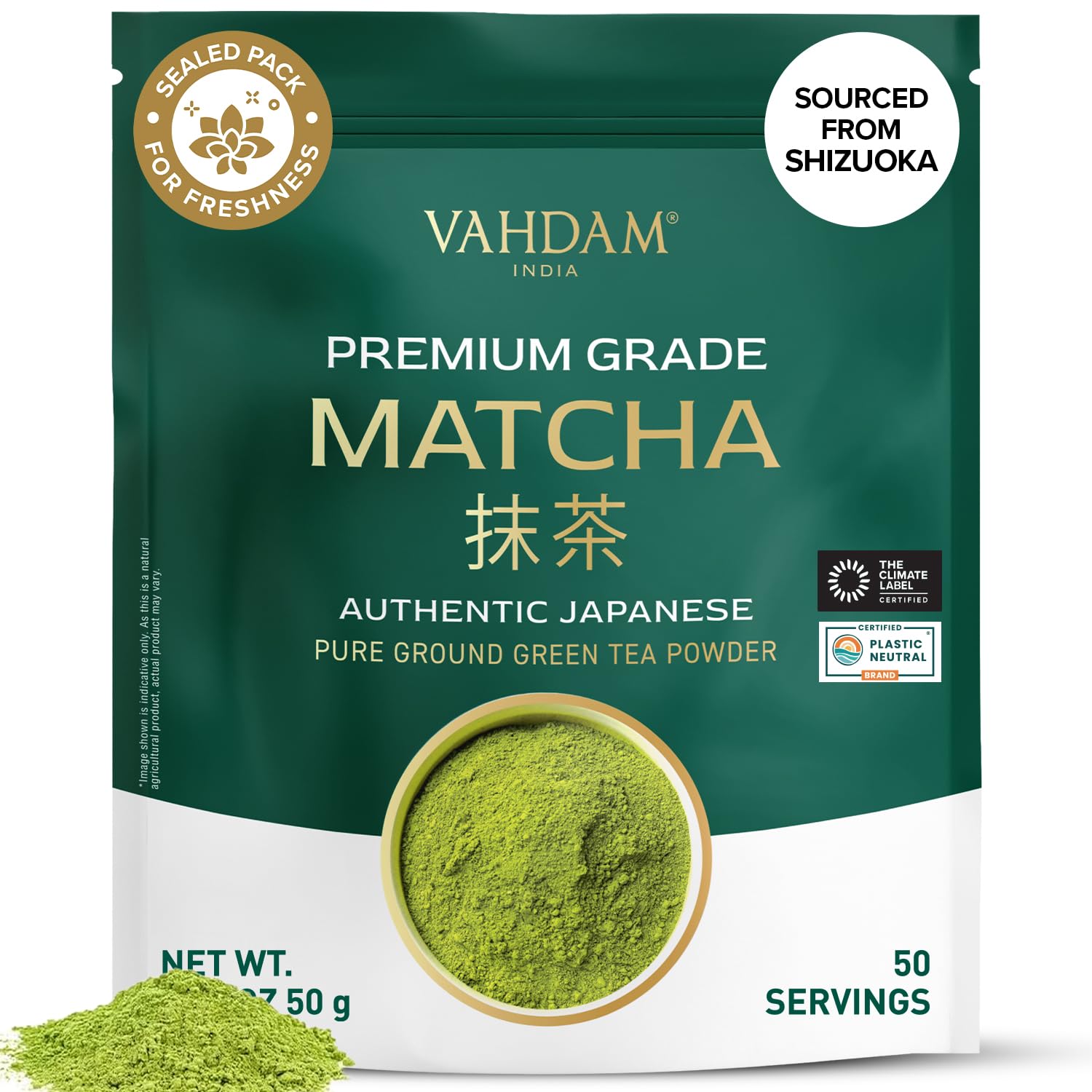 VAHDAM, Green Tea Leaves From Himalayas 170+ Cups (12oz) High Elevation Grown Green Tea Leaves From Himalayas | Pure Unblended Single Origin Green Loose Leaf Tea | Vacuum Sealed