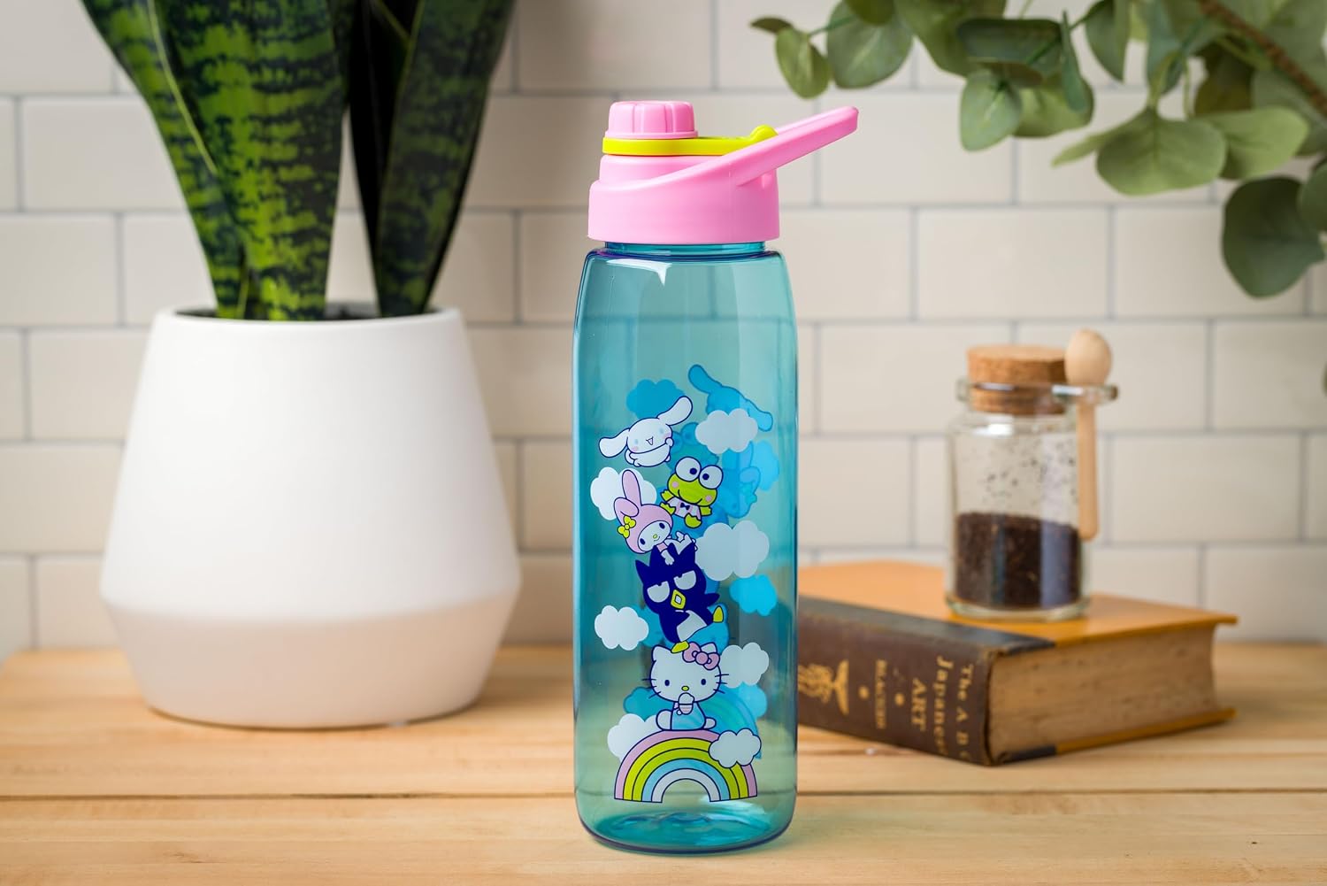 Silver Buffalo Pokémon Skate Graffiti, Water Bottle, 28oz
