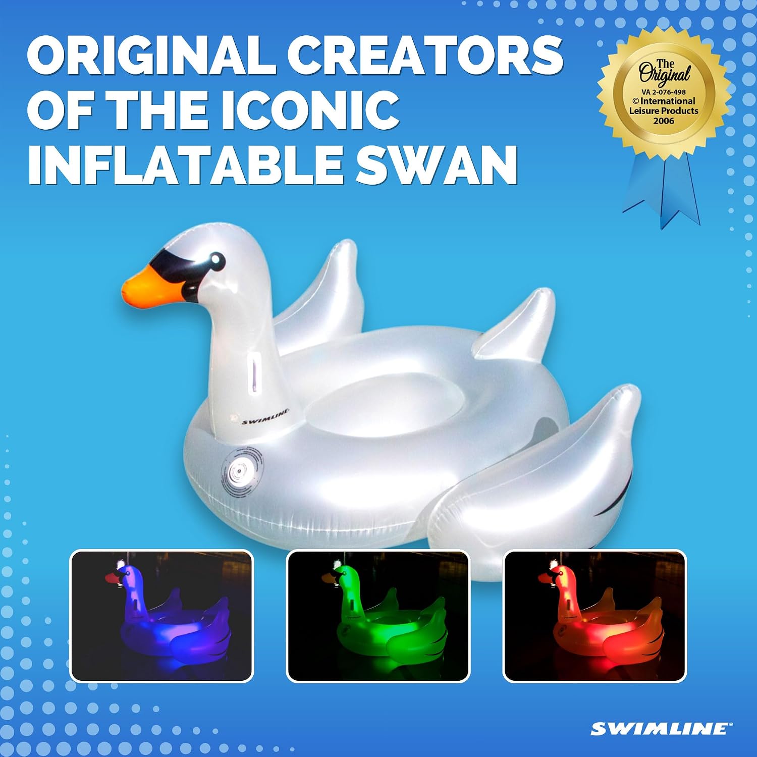 SWIMLINE Original Giant Inflatable Pool Float Floatie Ride-On