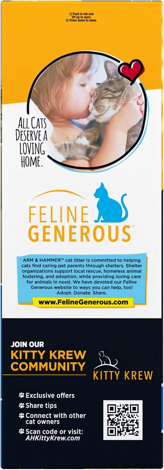 ARM & HAMMER Clump & Seal Cat Litter, Fresh Scent 14lb
