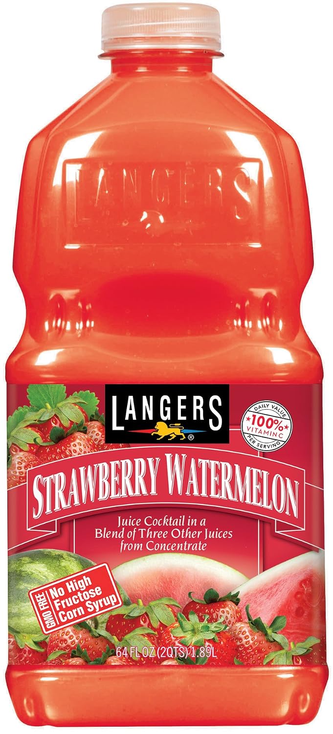 Langers Juice Cocktail, Pineapple Orange Guava, 15.2 Fl Oz (Pack of 12)
