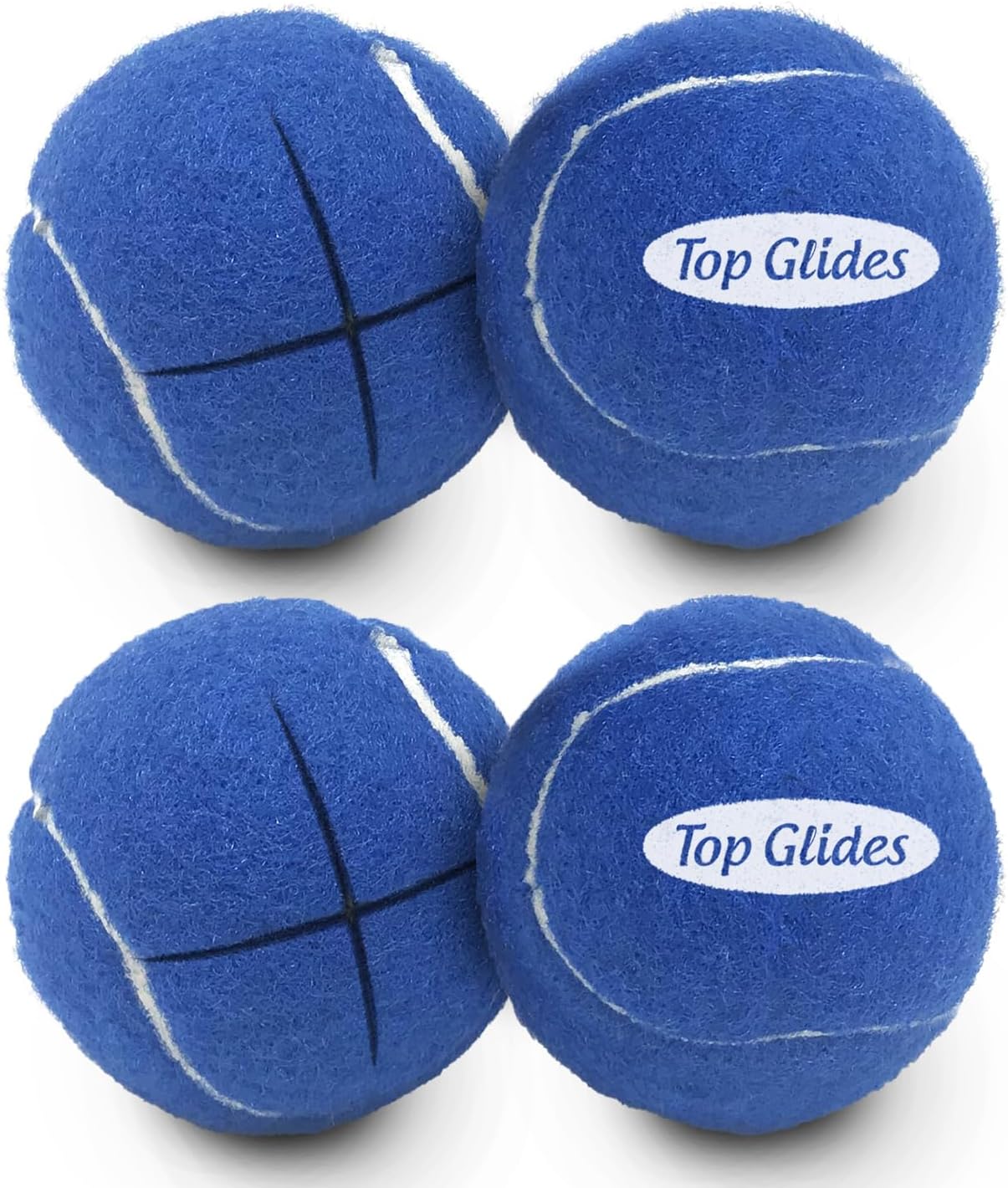 Top Glides Precut Walker Tennis Ball Glides