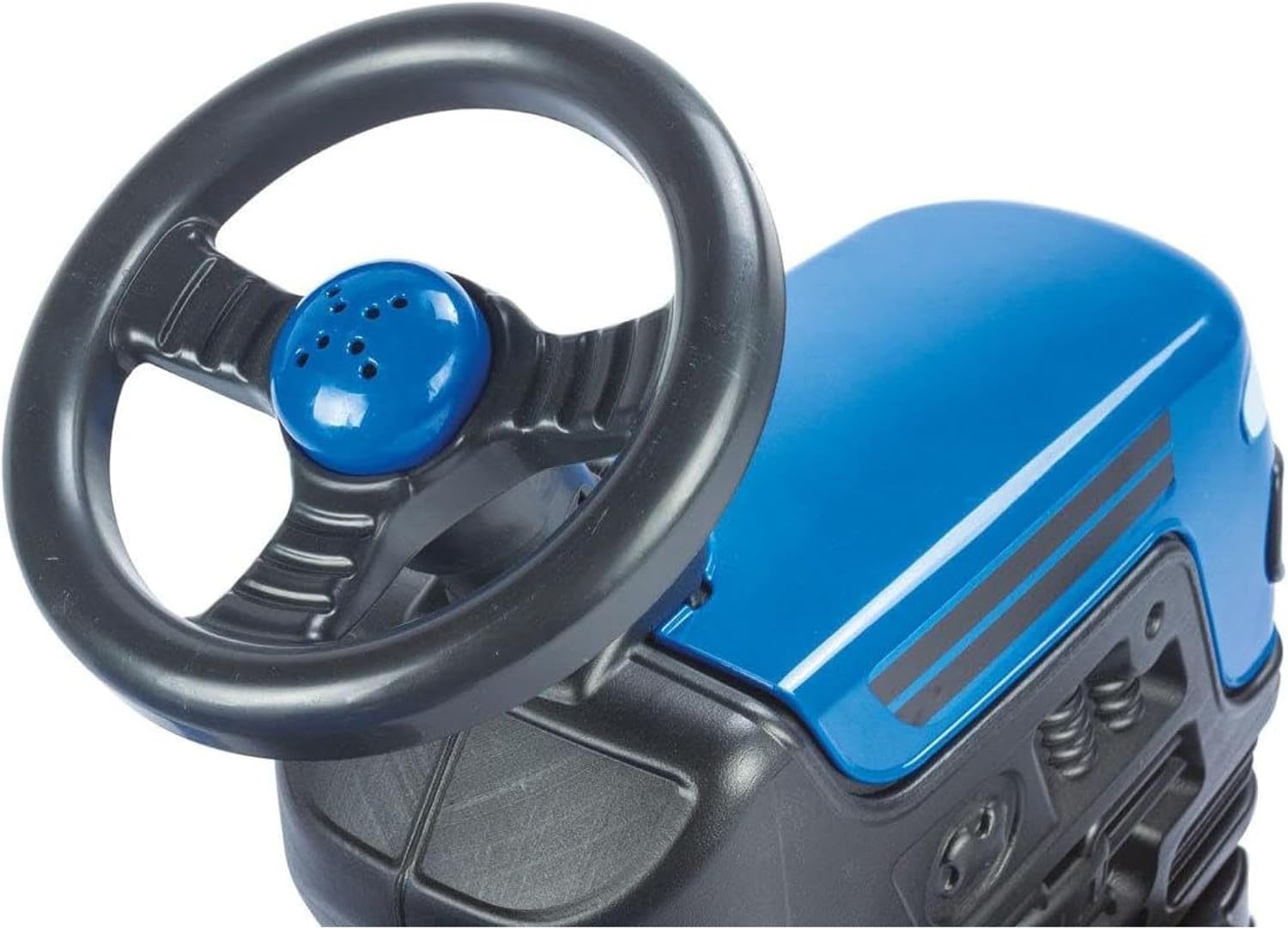 DOLU Ranchero Pedal Operated Ride On Tractor for Kids, Indoor Outdoor Toy Vehicle with Fun Horn and Sturdy Build for for Ages 3 Years and Older, Blue