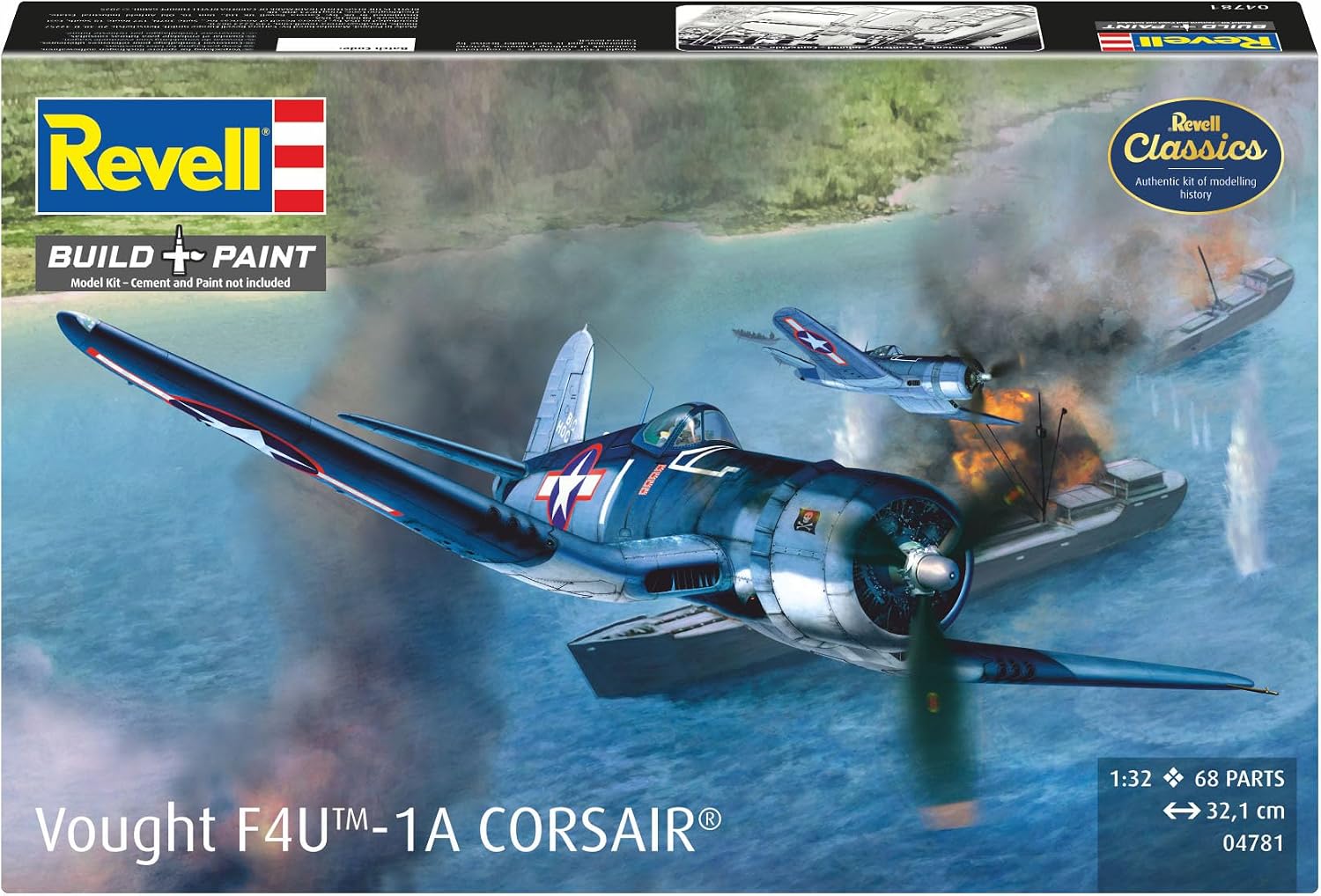 Revell of Germany Vought F4U-1A Corsair Model Kit