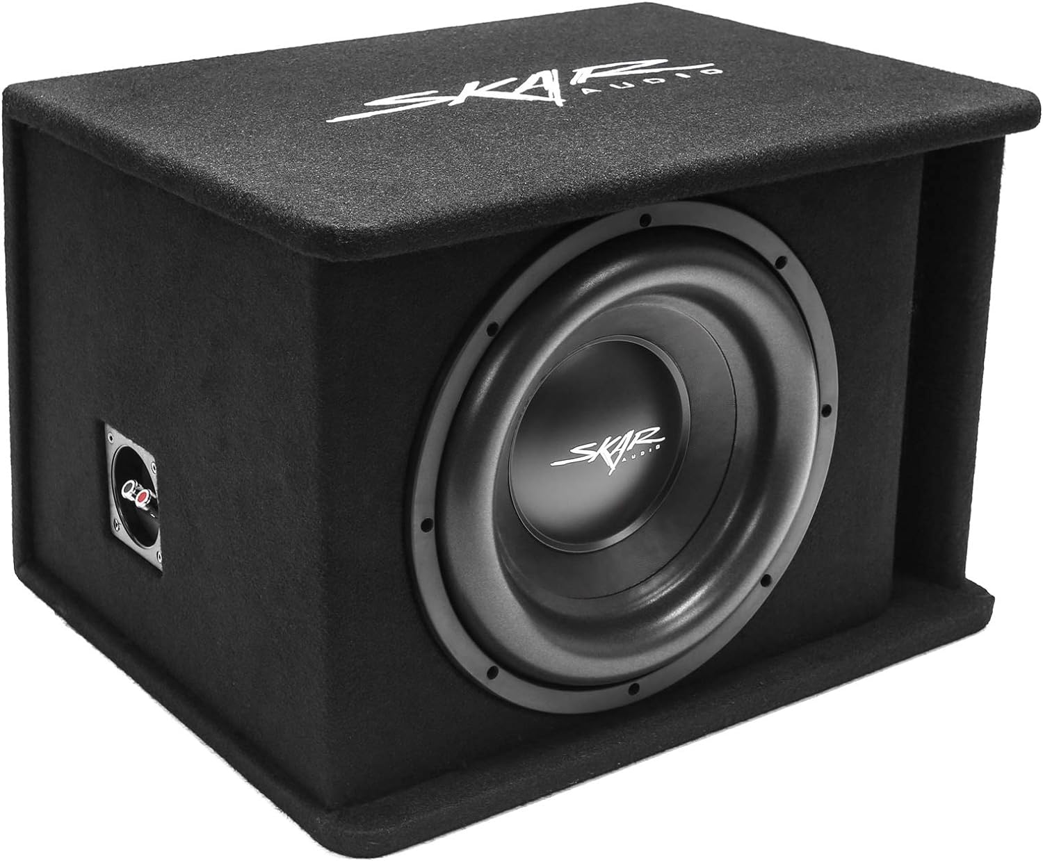 Skar Audio Single 8" Complete 700 Watt SDR Series Subwoofer Bass Package - Includes Loaded Enclosure with Amplifier