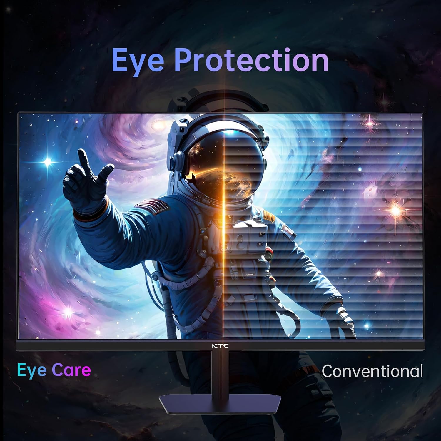 KTC 24.5 Inch Gaming Monitor, 180Hz OC 200Hz Monitor FHD, Fast IPS, H25T7 | 1080P Monitors 1ms, 128% sRGB HDR10, Adaptive Sync, HDMI DP, VESA Tilt Adjustable for Xbox PS5 Switch, HDMI Cable Inc.