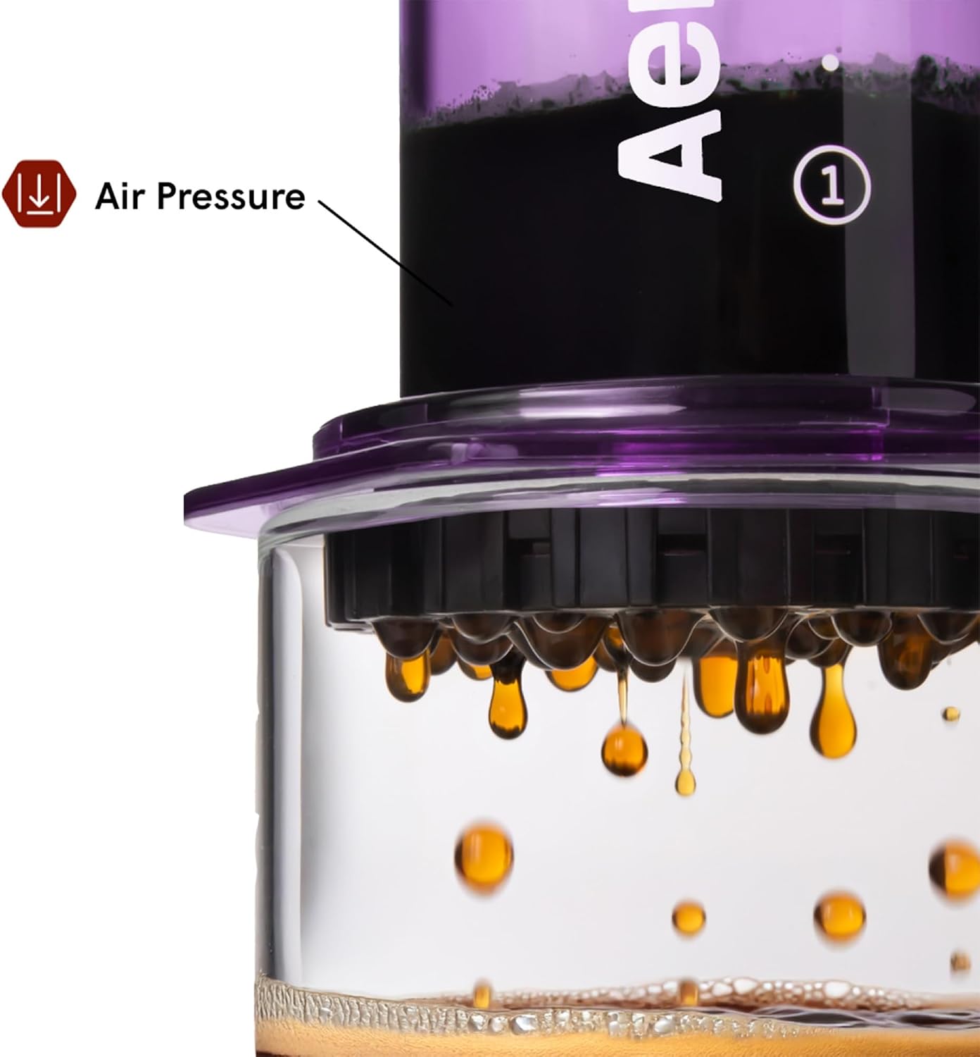 AeroPress Original Coffee Press, French Press, Pour-Over & Espresso Style | All-in-One Manual Coffee Maker, 2-Minute Brew, Less Bitterness, More Flavor, Portable, Travel & Camping