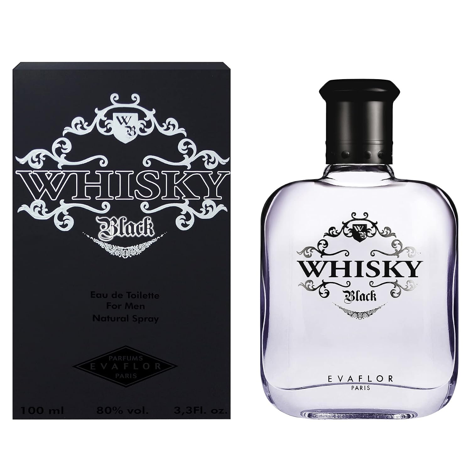 Evaflor Whisky Black 100ml Edt Perfume For Men 100 Ml